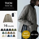 TAION ミリタリー Vネックジップ ダウンジャケット｜着回し抜群の定番人気モデル